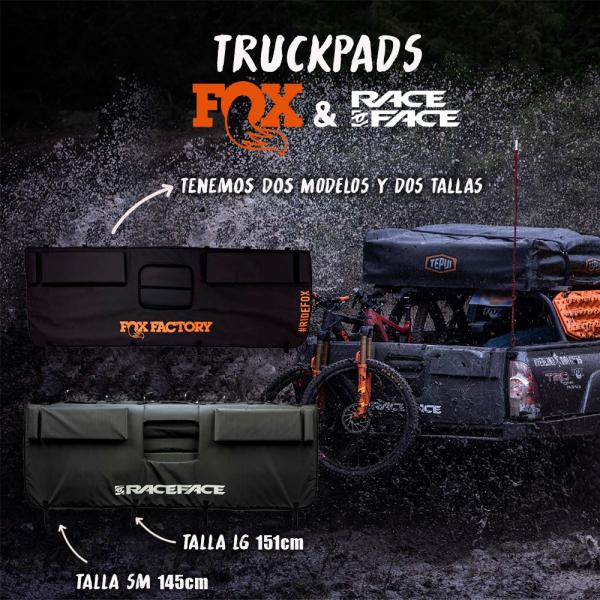 COBERTOR RACE FACE TAILGATE PAD NEGRO SMALL MEDIUM 57"