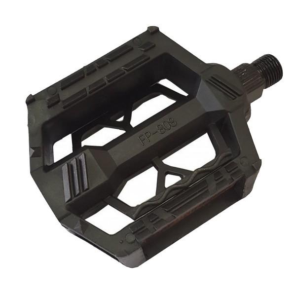 PEDAL PLASTICO 9/16 FP-808 NEGRO