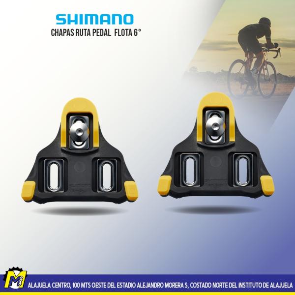 CHAPA SHIMANO RUTA AMARILLA FLOTA 6° SH11