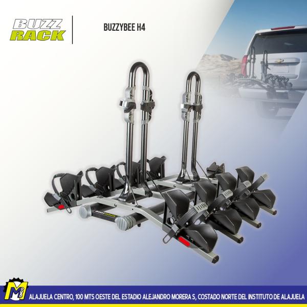 PORTABICICLETAS BUZZ RACK  BUZZYBEE H4 4 BICIS P/CUADRO