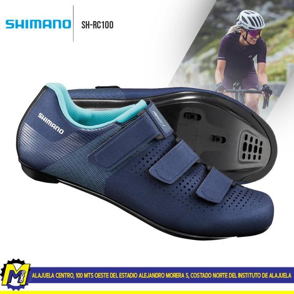 ZAPATOS RUTA MUJER #37 MOD: SH-RC100 AZUL SHIMANO