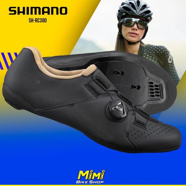 ZAPATOS RUTA MUJER #37 MOD: SH-RC300 NEGRO SHIMANO