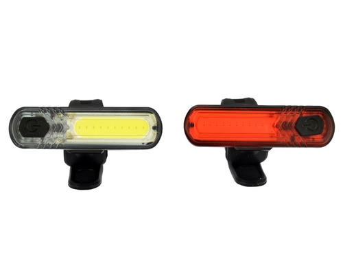 LUZ DEL/TRAS JY-6056 RECARGABLE USB FIREFLY