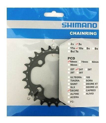 PLATO PEQUEÑO 24T P/10V DEORE M590-1/M610(Y1LV24000)