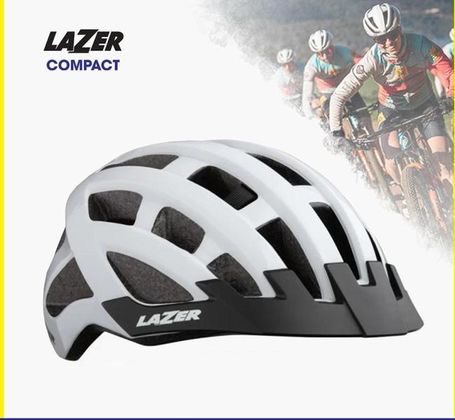 CASCO LAZER COMPACT BLANCO UNISIZE