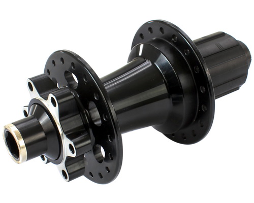 BOCINA TRASERA CASSETTE 36H PASANTE NEGRA P/SHIMANO 9/10/11VEL X-RACE K