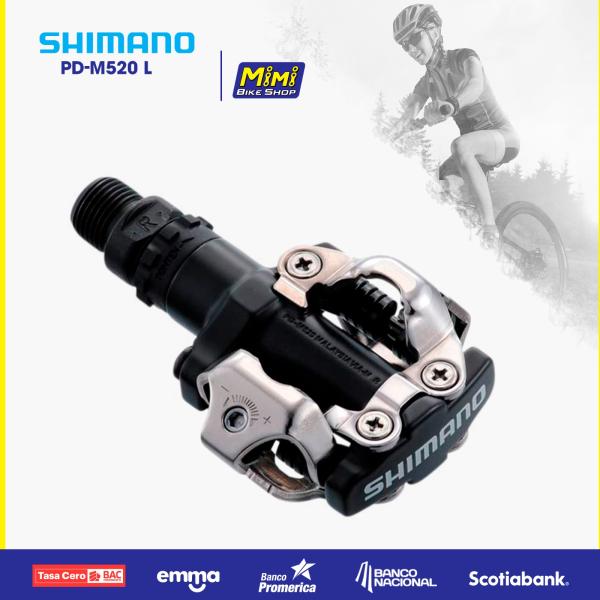 PEDAL SHIMANO NEGRO PDM520L