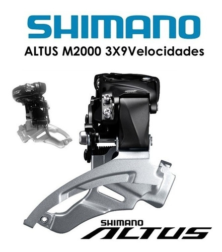 DESCARILADOR 3X9 ALTUS GAZA ABAJO DUAL FD-M2000 (B)