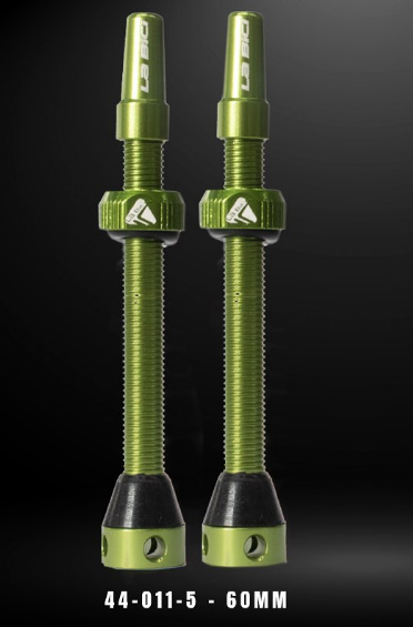 VALVULA TUBULAR MTB LABICI 60MM (2PCS) VERDE