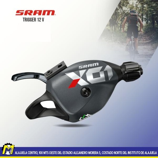 [8059123] SRAM MANILLA CAMBIO X01 EAGLE TRIGGER 12V ROJO (G2)