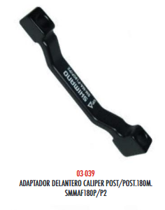 [03-039] ADAPTADOR DELANTERO POST/POST 180MM SMMAF180P/P2