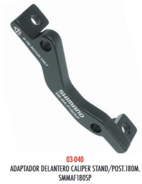 [03-040] ADAPTADOR DELANTERO CALIPER STAND/POST 180MM SMMAF180SP