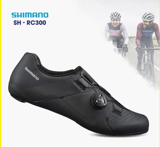 [65-262-2] ZAPATOS RUTA #41 MOD: SH-RC300 NEGRO SHIMANO