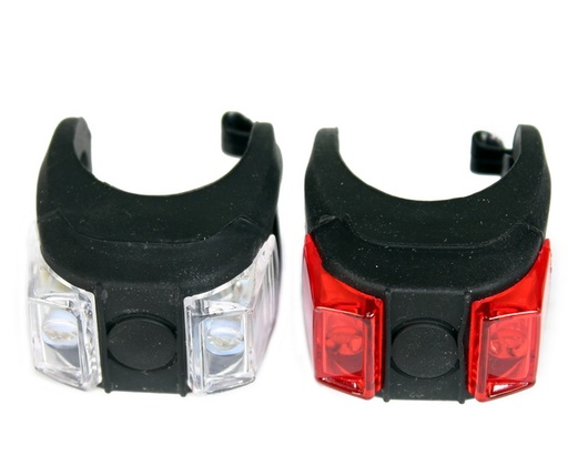 [BR03400-078] LUZ EN SET SILICON ROJO TRAS LED ROJA DEL LED BLANCA JY-267-6 FIREFL
