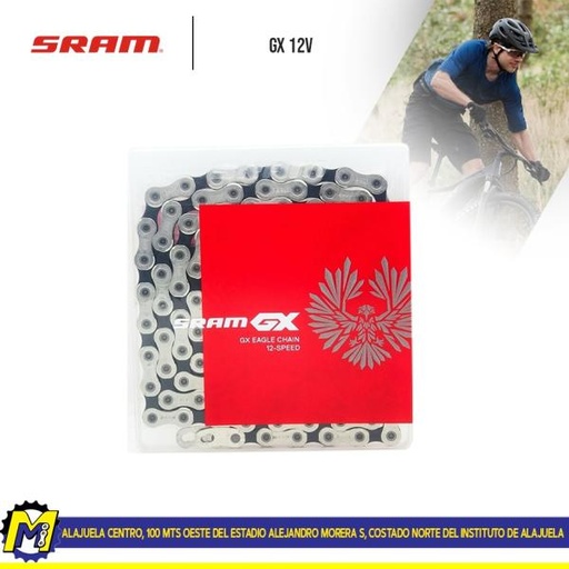 [8021058] SRAM CADENA PCGX EAGLE 12V 126L POWERLOCK