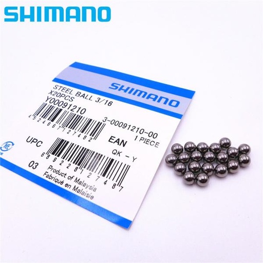 [04-063] BALIN DE 3/16" SHIMANO (20 PCS) (Y00091210)