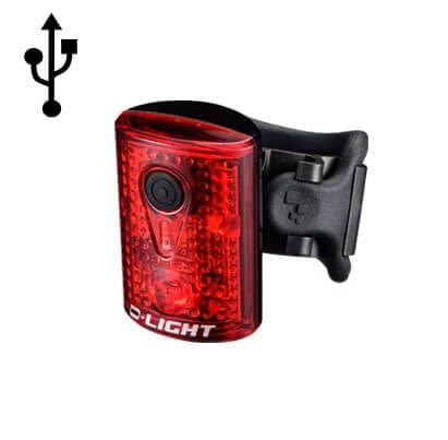 [45-066] LUZ TRASERA D-LIGHT CG-211R USB RECARGABLE