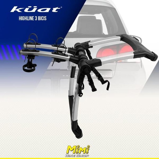 [HIT2S] PORTABICICLETAS HIGHLINE 2 BICIS GRIS