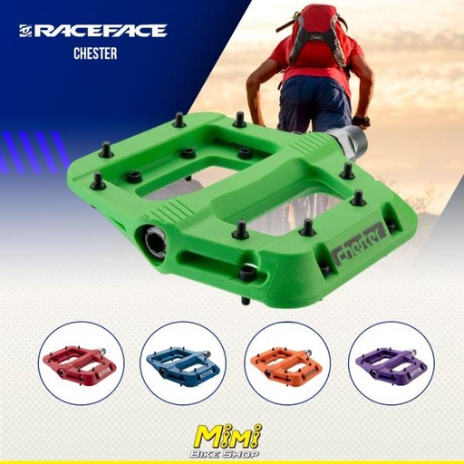 [PD20CHERED] PEDAL RACE FACE CHESTER RED